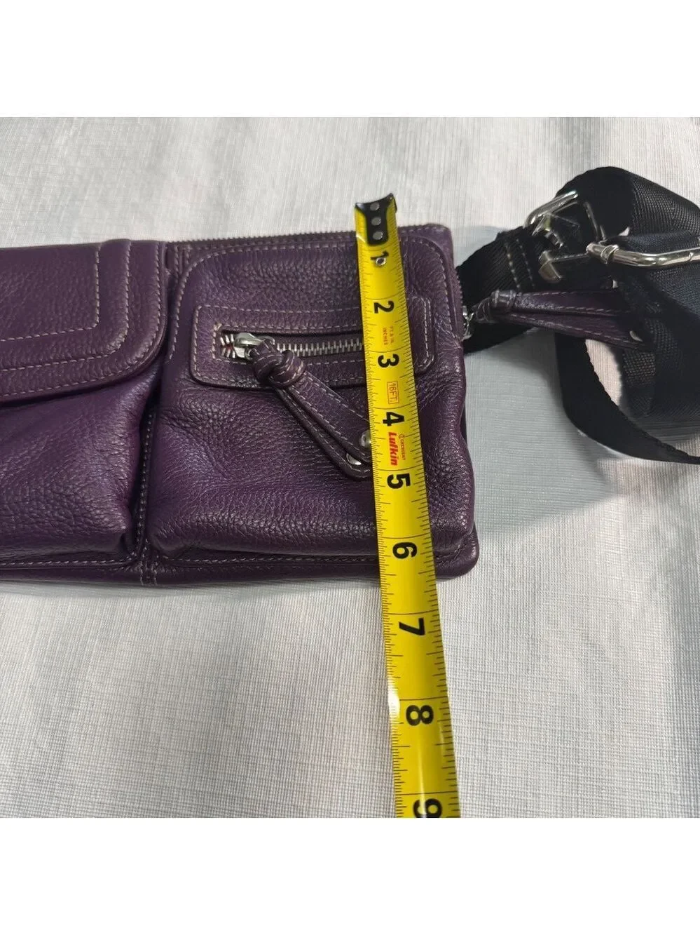 Danier Deep Purple Crossbody Belt Bag